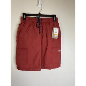 TRUNKS Mens Cargo SWIM Short TRUNKS Size Small Burnt Clay Quick Dry NWT $58